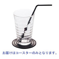 サークルコースター ブラック 1袋（6枚入）