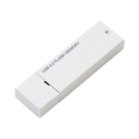 エレコム USBメモリー 8GB ホワイト 白 MF-MSU3A08GWH 1個 USB3.0対応