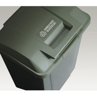 アスベル SPハンドル付ダストボックス70 グリーン 672712 70L ゴミ箱 日本製 フタ ハンドル付 幅477×奥行400×高さ643mm