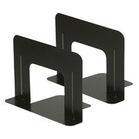 ソニック　黒　ブックエンド　ワイド　GP-621　1組（2個）