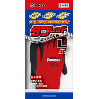 【天然ゴム背抜き手袋】 アトム タフレッド 1470 L 1双