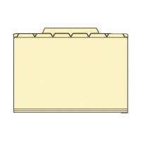 セキセイ　6インデックスフォルダ　黒　ACT-906-60　（直送品）