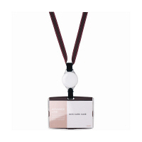 ソニック　吊下げ名札リールハード　ブラウン　AL-894-BR　（直送品）