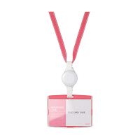 ソニック　吊下げ名札リールハード　ピンク　AL-894-P　（直送品）