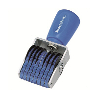 シャチハタ 回転ゴム印 エルゴグリップ 欧文8連 3号 ゴシック CF-83G 1個（直送品）