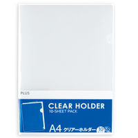 プラス クリアーホルダーA4 FL-213HO 1パック(10枚入)