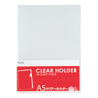 プラス クリアーホルダーA5 クリアー FL-215HO 1パック（10枚入）（直送品）