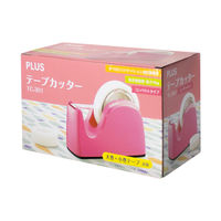 プラス テープカッター ピンク TC-301 1台（直送品）