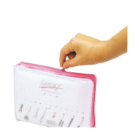 リヒトラブ　クリヤーケース・スモーキィ　F-271　B6S　マチ付　桃　F-271モモ　1枚　（直送品）