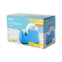 プラス テープカッター ライトブルー TC-301 1台（直送品）