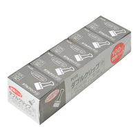 プラス ダブルクリップ 小 黒 CP-105-10PBK 1パック(100個入)（直送品）