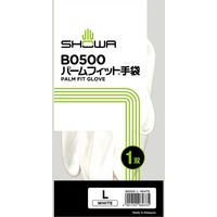 【ウレタン背抜き手袋】 ショーワグローブ パームフィット手袋 B0500 ホワイト L 1セット（10双：1双入×10袋）
