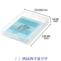 デビカ　PPデスクトレー　クリア　A4　041157