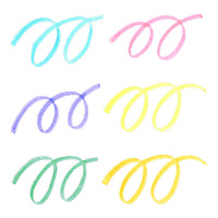 フリクションライト　ソフトカラー6色セット　蛍光ペン　パイロット