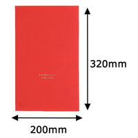 梨地バッグ　S　レッド　1袋（50枚入）　ヘッズ