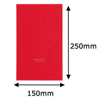 梨地バッグ　SS　レッド　1袋（50枚入）　ヘッズ