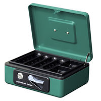 プラス　手提金庫　グリーン　CB-060G　GR　（直送品）