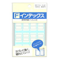 プラス Fインデックス ブルー 横25×縦17mm FI-101BL 1パック（160片入）（直送品）