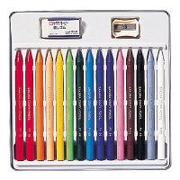 サクラクレパス　クーピーペンシル　15色　缶入　FY15　（直送品）