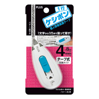 プラス　1行ケシポン　4mm幅　ホワイト　IS-440CM