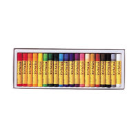 サクラクレパス クレパス 太巻 20色セット ゴムひも付き 1パック　オイルパステル クレヨン　LP20R