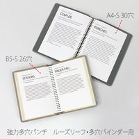 プラス 強力多穴パンチ PUー030S PU-030S LGY 1台