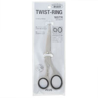 プラス ステンレスハサミ SCー165TR ブラック SC-165TR BK 1個（直送品）