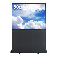 プラス フロアタイプスクリーン（パンタグラフ式）　FS-60　60型