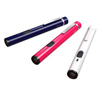 プラス レーザーポインター PL-R110WH 赤色レーザー ペン型 単4乾電池×1 連続使用5時間 ホワイト