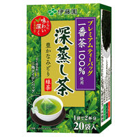 【水出し可】伊藤園 プレミアムティーバッグ 深蒸し茶 1セット（60バッグ：20バッグ入×3箱）