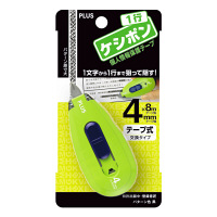 プラス　1行ケシポン　4mm幅　グリーン　IS-440CM