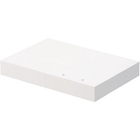 小林クリエイト 領収証用紙 A4ミシン目入り 2穴 白色 無地 1箱（500枚入）