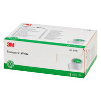 スリーエム 3M トランスポア ホワイト サージカルテープ（医療用テープ） 25mm×9.1m 1534-1 12巻