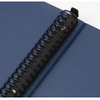 キングジム　名刺ホルダー　A430穴　ヨコ入　300名用　青　39　1パック（5冊入）