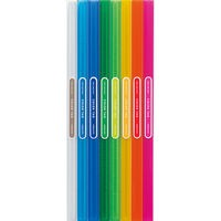 コクヨ　クリヤーブック＜カラータグ＞（固定式）　A4タテ20ポケット　透明　CTラ-20T　1箱（10冊入）