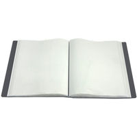 コクヨ　クリヤーブック（ウェーブカット・固定式）　A4タテ20ポケット　ダークグレー　ラ-T560DM　1セット（30冊：10冊入×3箱）