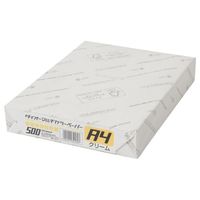 大王製紙　ダイオーマルチカラープリンタ用紙　86411　A4　1箱（2500枚入）　クリーム色