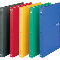 コクヨ　クリヤーブック（替紙式）　A4タテ　30穴　18ポケット　黄　イエロー　ラ-320Y　1冊