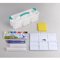 ぺんてる 絵の具セット スケッチセットZST41 ピンク ZST41-P 1セット