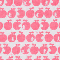 白雪 友禅ふきん 吸水性がよく すぐ乾く 友禅染め かや織りふきん 台拭き 食器拭き 白雪姫 ポムレッド 1枚