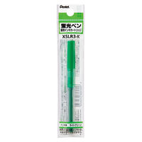 ぺんてる 蛍光ペン ハンディラインSカートリッジ ライトグリーン XSLR3-K 1箱（10本入）