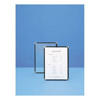 セキセイ　メニューファイル2P　クロ　業務用パック　1セット（10枚入）　ME-600