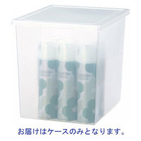 岩崎工業 PP収納ボックス L クリア ST6032N 1セット（4個：1個×4）