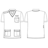 ナガイレーベン 男女兼用上衣 MFT-5802 1枚　スクラブ