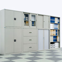 Ceha A4スチール書庫 追加棚板 オープン・両開き専用 ライトグレー 幅875×奥行355×厚さ18mm 1枚（取寄品）