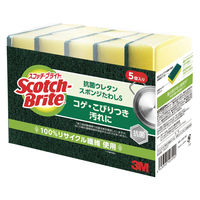 スリーエム（3M）スコッチブライト 抗菌ウレタンスポンジたわしS キッチン 食器洗い S-21KS 5PC（15個：5個入×3）