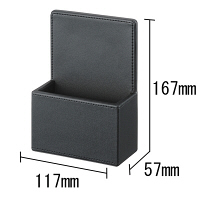 【アウトレット】伊藤忠リーテイルリンク カタログスタンド 合成皮革 ブラック  オリジナル