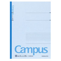 【キャンパスノート】 セミB5　30枚　B罫　青　10冊