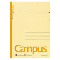【キャンパスノート】 セミB5　30枚　B罫　黄色　10冊