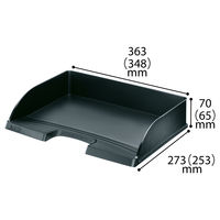 ライツ レタートレー スタンダードブラック A4ヨコ 5218-00-95 アコ・ブランズ・ジャパン